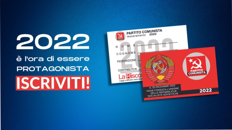 Campagna Iscrizione Partito Comunista 2022