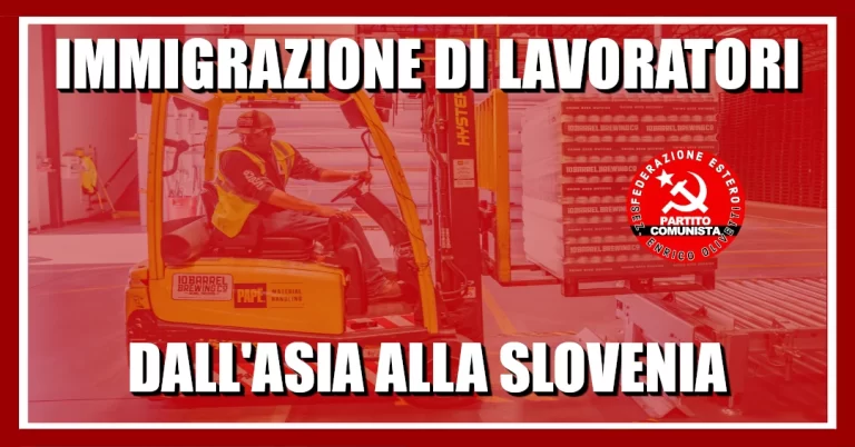 Immigrazione di lavoratori dall'Asia alla Slovenia